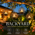 Solar Hanging Candle Lanterns